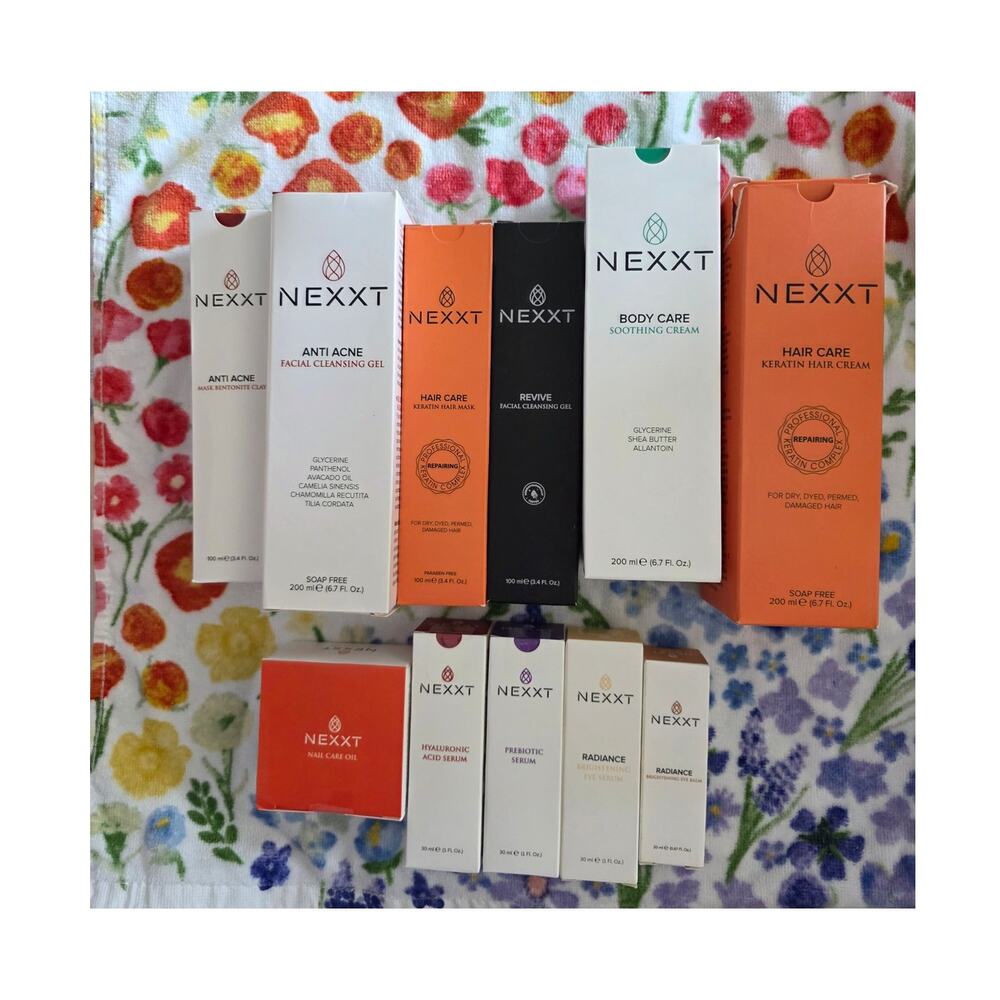 Nexxt bundle of 11 skincare $200+ value
